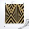 Diamonds Large Diamond Fan Art Deco Retro Gold Black 1920S Custom Printed Fabric by Spoonflower Various Fabrics by the Yard or Fat Quarter